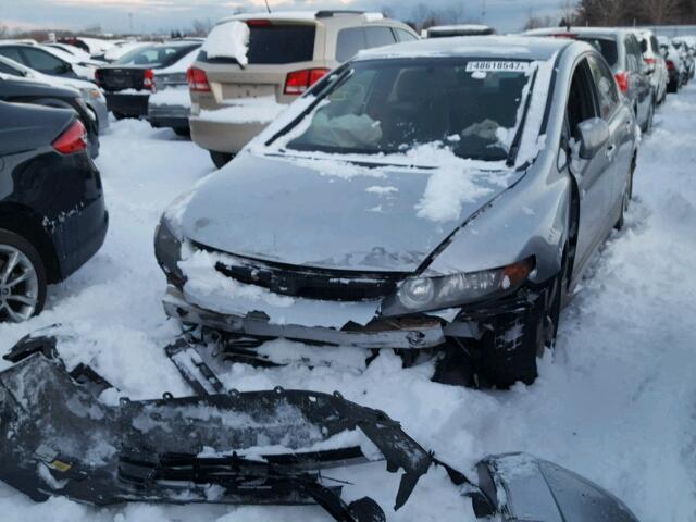 2HGFA16567H101115 - 2007 HONDA CIVIC LX SILVER photo 2