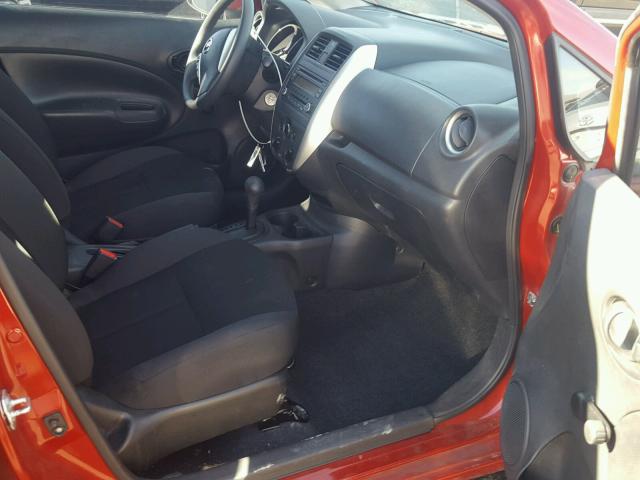 3N1CE2CP7FL391665 - 2015 NISSAN VERSA NOTE RED photo 5