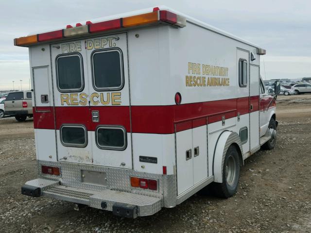 1FDKE30MXKHA24496 - 1989 FORD ECONOLINE RED photo 4