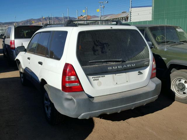 JF1SG63624H700056 - 2004 SUBARU FORESTER 2 WHITE photo 3
