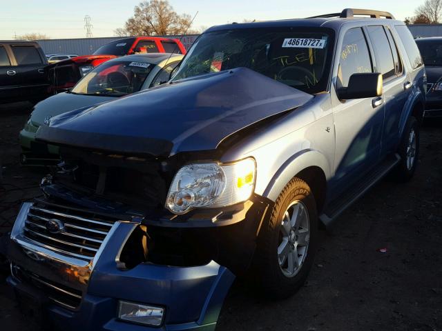 1FMEU73859UA39558 - 2009 FORD EXPLORER X BLUE photo 2