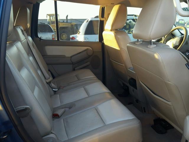 1FMEU73859UA39558 - 2009 FORD EXPLORER X BLUE photo 6