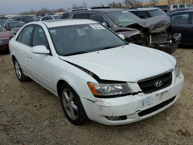 5NPEU46F86H136627 - 2006 HYUNDAI SONATA GLS WHITE photo 1