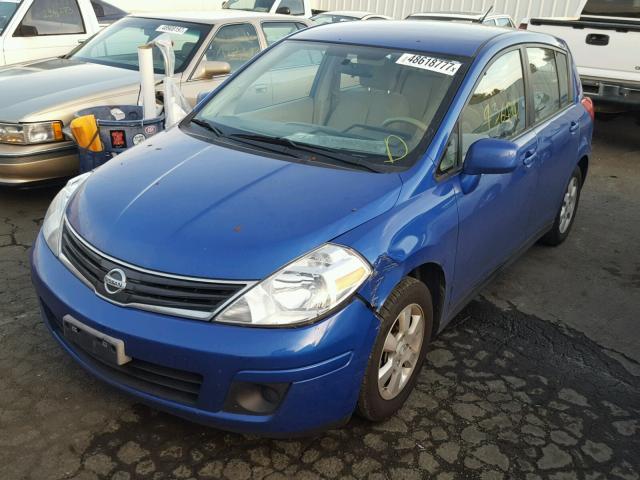 3N1BC1CP3CK805635 - 2012 NISSAN VERSA S BLUE photo 2