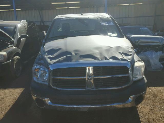 1D7HU16N28J206786 - 2008 DODGE RAM 1500 S GRAY photo 9