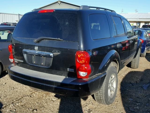 1D4HB48D34F124197 - 2004 DODGE DURANGO SL BLACK photo 4