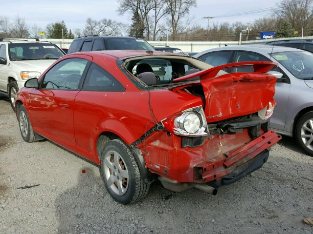 1G2AS18H697297542 - 2009 PONTIAC G5 RED photo 3