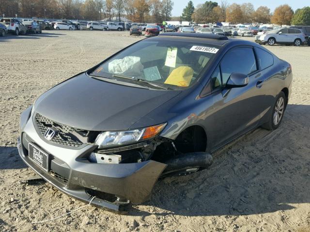 2HGFG3B86CH521395 - 2012 HONDA CIVIC EX GRAY photo 2