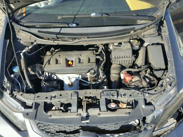 2HGFG3B86CH521395 - 2012 HONDA CIVIC EX GRAY photo 7