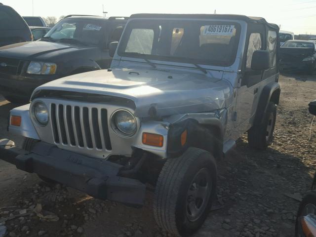 1J4FA39S05P333370 - 2005 JEEP WRANGLER X SILVER photo 2
