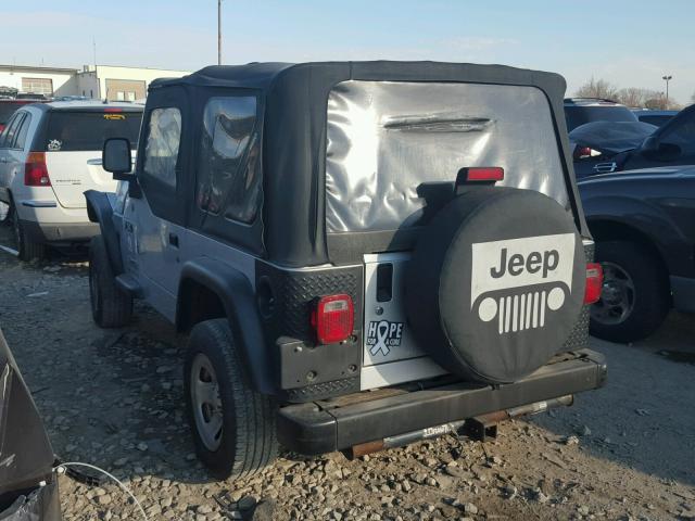 1J4FA39S05P333370 - 2005 JEEP WRANGLER X SILVER photo 3