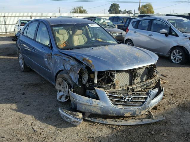 5NPET4AC6AH645317 - 2010 HYUNDAI SONATA GLS BLUE photo 1