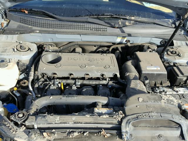 5NPET4AC6AH645317 - 2010 HYUNDAI SONATA GLS BLUE photo 7