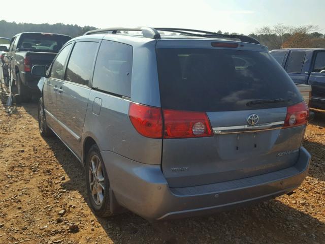 5TDZA22C26S540995 - 2006 TOYOTA SIENNA XLE BLUE photo 3