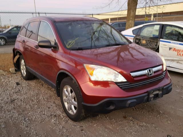 JHLRE48528C065140 - 2008 HONDA CR-V EX RED photo 1