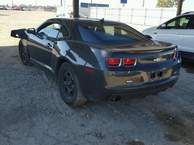 2G1FA1E39D9156087 - 2013 CHEVROLET CAMARO LS BLACK photo 3