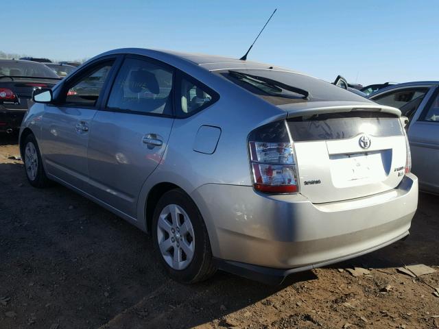 JTDKB20U840025509 - 2004 TOYOTA PRIUS SILVER photo 3