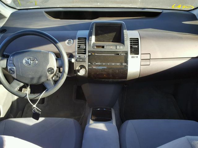 JTDKB20U840025509 - 2004 TOYOTA PRIUS SILVER photo 9