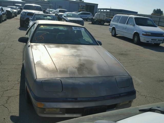 1B3XG24K4KG241265 - 1989 DODGE DAYTONA GRAY photo 9