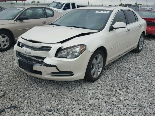 1G1ZC5E18BF292955 - 2011 CHEVROLET MALIBU 1LT WHITE photo 2
