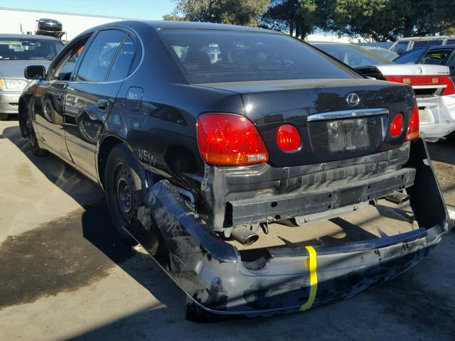 JT8BL69S520009379 - 2002 LEXUS GS 430 BLACK photo 3