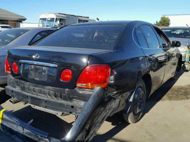 JT8BL69S520009379 - 2002 LEXUS GS 430 BLACK photo 4