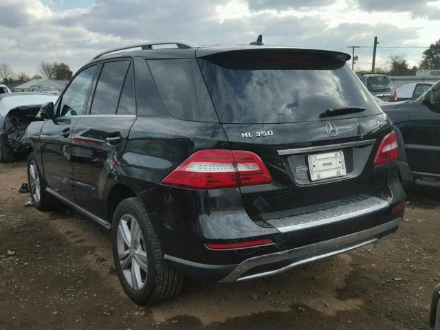 4JGDA5HB5EA287026 - 2014 MERCEDES-BENZ ML 350 4MA BLACK photo 3