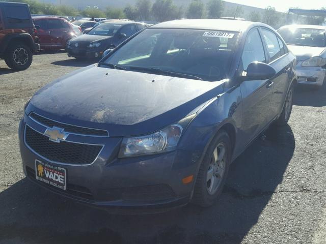 1G1PC5SB0D7305294 - 2013 CHEVROLET CRUZE LT BLUE photo 2