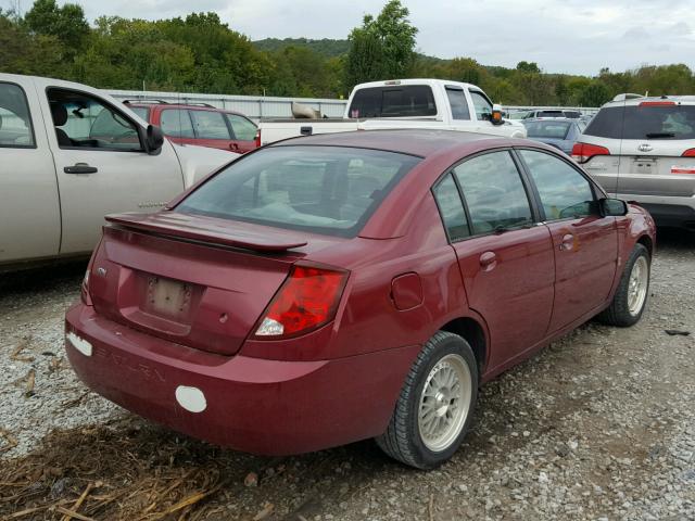 1G8AL52F45Z130063 - 2005 SATURN ION LEVEL RED photo 4
