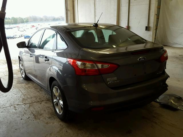 1FADP3F22DL343510 - 2013 FORD FOCUS SE CHARCOAL photo 3