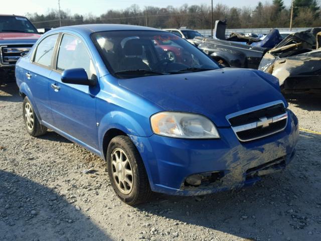 KL1TG56E79B665558 - 2009 CHEVROLET AVEO LT BLUE photo 1