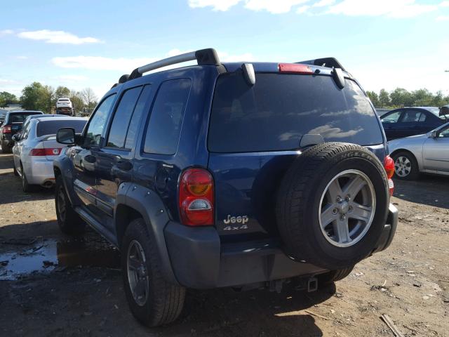 1J4GL38K85W593084 - 2005 JEEP LIBERTY RE BLUE photo 3