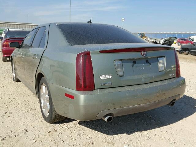 1G6DC67A550130893 - 2005 CADILLAC STS GREEN photo 3