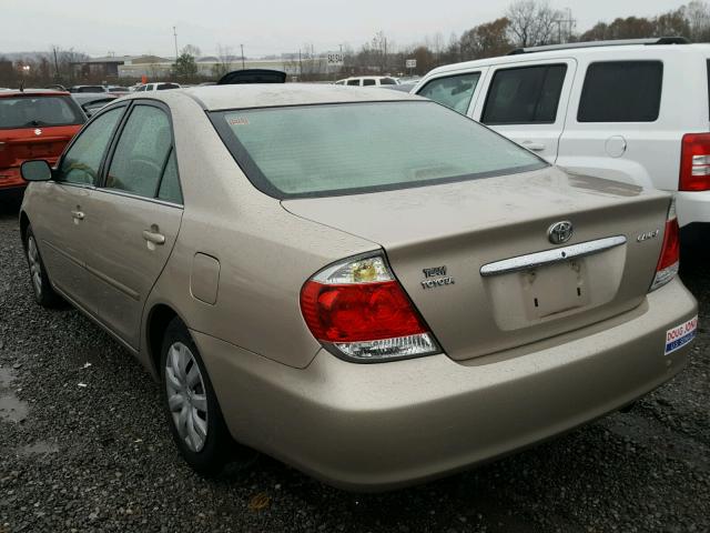 4T1BE32K75U610323 - 2005 TOYOTA CAMRY LE BEIGE photo 3