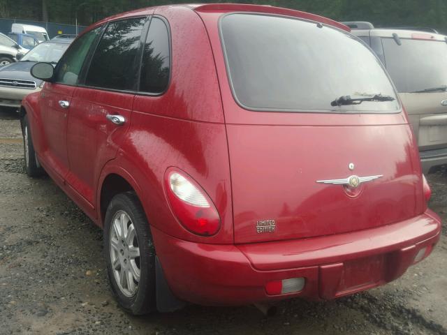 3A8FY68B06T286237 - 2006 CHRYSLER PT CRUISER RED photo 3