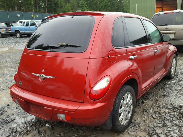 3A8FY68B06T286237 - 2006 CHRYSLER PT CRUISER RED photo 4