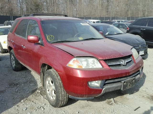 2HNYD18642H528025 - 2002 ACURA MDX TOURIN RED photo 1