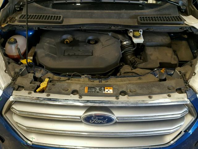 1FMCU9G93HUA14341 - 2017 FORD ESCAPE SE BLUE photo 7