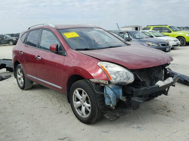 JN8AS5MT2BW163124 - 2011 NISSAN ROGUE S MAROON photo 1