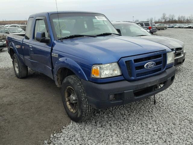 1FTYR44UX7PA03390 - 2007 FORD RANGER SUP BLUE photo 1