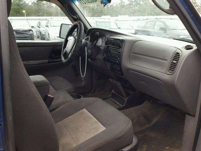 1FTYR44UX7PA03390 - 2007 FORD RANGER SUP BLUE photo 5