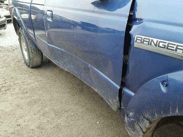 1FTYR44UX7PA03390 - 2007 FORD RANGER SUP BLUE photo 9