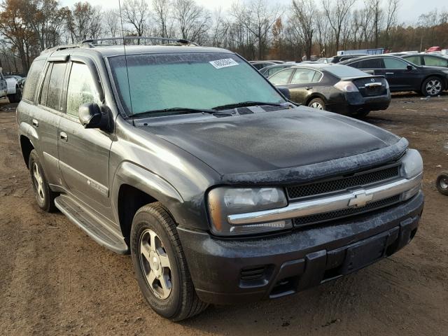 1GNDT13S942392344 - 2004 CHEVROLET TRAILBLAZE GREEN photo 1