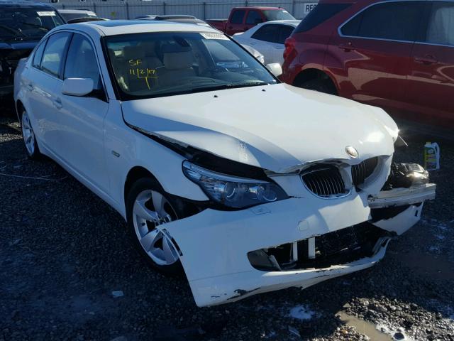 WBANU53578CT18493 - 2008 BMW 528 I WHITE photo 1