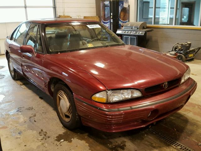 1G2HY5215P1262295 - 1993 PONTIAC BONNEVILLE BURGUNDY photo 1