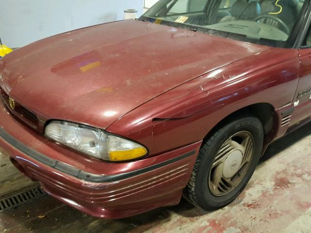 1G2HY5215P1262295 - 1993 PONTIAC BONNEVILLE BURGUNDY photo 9