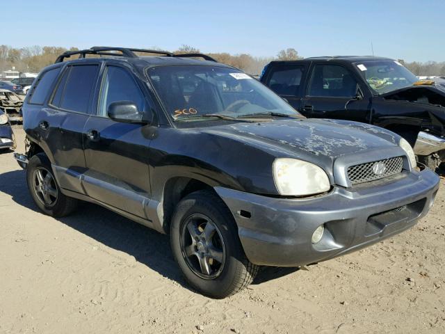 KM8SC13D34U780817 - 2004 HYUNDAI SANTA FE G BLACK photo 1