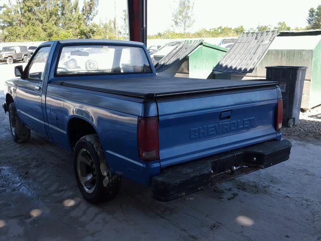 1GCBS14E2K2225171 - 1989 CHEVROLET S TRUCK S1 BLUE photo 3