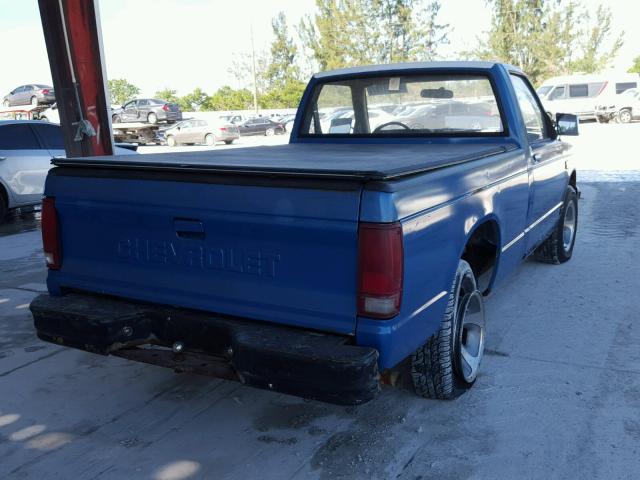 1GCBS14E2K2225171 - 1989 CHEVROLET S TRUCK S1 BLUE photo 4