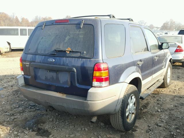 1FMCU04142KB87119 - 2002 FORD ESCAPE XLT BLUE photo 4